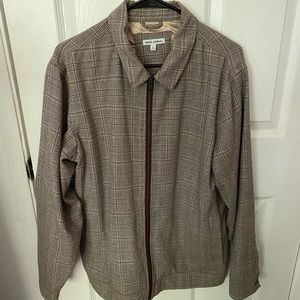 Mens Banks journal zip up jacket